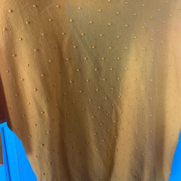 Lightweight Cardigan Textured Yellow Bracelet- Length Sleeves Cocoon Sweater M - Picture 6 of 10